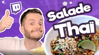 SALADE THAÏ végétarienne  Replay Live [upl. by Sivart694]