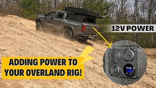 How to add 12V power to the bed of your truck  2023 Chevy Colorado Trail Boss [upl. by Nylyaj]