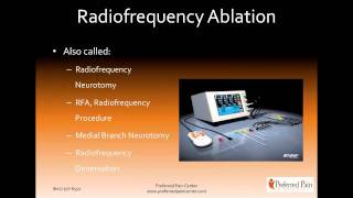 Radiofrequency Ablation Radiofrequency Neurotomy for Low Back Pain from Facet Joint Syndrome [upl. by Phaedra]