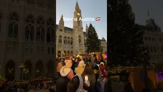 Christmas market in Vienna today 16112024 christmas2024 christmasmarket Christmas vienna [upl. by Gabe883]