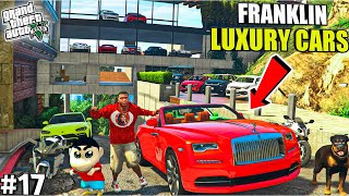 GTA 5  Franklin Buying Luxury Cars For Garage With Shinchan amp Chop in GTA 5  GTA 5 mods [upl. by Hawken482]