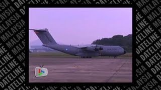 Airbus A400M visits RMAF [upl. by Yahiya118]