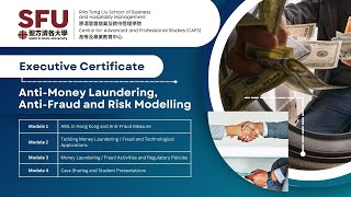 Executive Certificate in AntiMoney Laundering AntiFraud and Risk Modelling [upl. by Aivonas979]