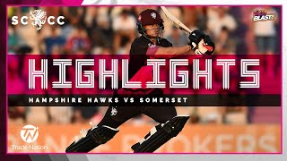 T20 HIGHLIGHTS Smeed returns to form but Somersets streak ends at Hampshire [upl. by Marigolde855]