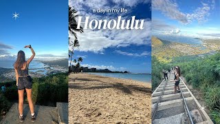 Sunday when living in Hawaii Hiking to Koko Head and beach day [upl. by Ynaiffit708]