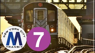 MTA NYCTIRT 7 train  Grimace ￼Wrap Action in Queens [upl. by Tullus]