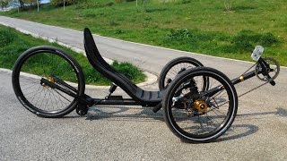 Homemade Carbon Fibre Recumbent Trike [upl. by Given]