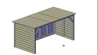 Motor overkapping zelf maken met behulp van een bouwtekening [upl. by Luebke]