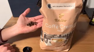 Tchibo Caffè Crema Mild  1 kg Ganze Bohne [upl. by Theurer]