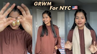 Get ready with me to go to New York  Marisha Rahman [upl. by Ahsinned978]