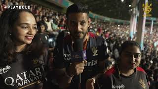 RCB vs UP Warriorz Fan Reactions  WPL 2024  12th Man TV [upl. by Helbonnas322]