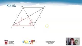 Matematika 1 r SŠ  Primjena trigonometrijskih omjera u planimetriji 1 dio [upl. by Julie]