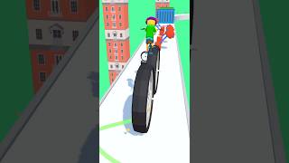 Wow big cycle run shorts funny youtubeshorts games gaming [upl. by Ydnamron]