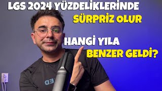 LGS 2024 Yüzdeliklerinde Sürpriz Olur Bu Sınav Hangi Yıla Benzer Geldi [upl. by Ahsienom]