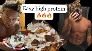 ANABOLIC FRENCH TOAST EASY HIGH PROTEIN BREAKFAST RECIPE 🔥 66g Of Protein 😱 [upl. by Ellasal541]