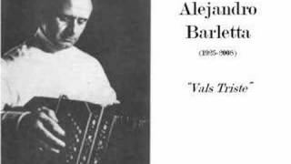 Alejandro Barletta  Valse Triste Bandoneon solo [upl. by Anawt]