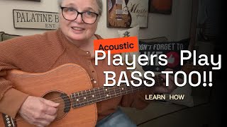 BRING ON THE BASS  Acoustic Guitar TIPS  Learn Four Methods Improve Style Fender Highway [upl. by Aihsrop737]