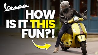 Vespa GTS300 Supersport HOW IS IT THIS FUN [upl. by Nallid]