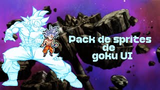 Pack de sprites de goku ultra instinto dominado [upl. by Munn]