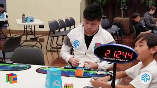 2098 4x4 Rubiks Cube Single 2263 AVG  UCSD Winter 2019 [upl. by Jeana]