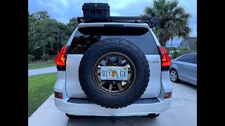 LEXUS GX460 FULL LED Tail Light DIY upgrade to TOYOTA PRADO Tail Lights [upl. by Nedloh]