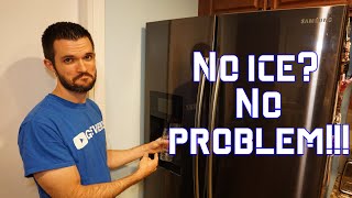 Samsung Ice Maker not making Ice Here is a quick fix video for any sidebyside fridge [upl. by Ruiz]