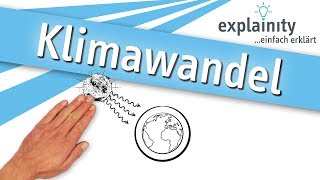 Klimawandel einfach erklärt explainity® Erklärvideo [upl. by Bernj516]