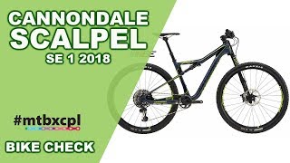 Cannondale Scalpel SE 1 2018  Bike Check MTBXCPL [upl. by Birkner]