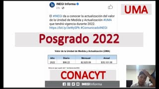 Esto paga CONACYT en un posgrado 2022 [upl. by Rhoda]