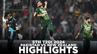 Full Highlights  Shaheens Secures the Series  Pakistan vs New Zealand  5th T20I 2024  M2E1K [upl. by Buckden387]