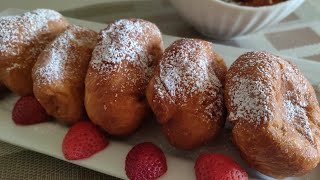 How to make Ponchik Donuts When Short on YeastPart 1 [upl. by Peria231]