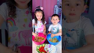 Children make an omelet with cheese viral shorts recipe cooking kids trends viral [upl. by Thielen]