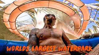 Aquaventure Atlantis Waterpark Dubai UAE  All Waterslides In One Day [upl. by Isman329]