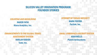 2019 SampT Showcase—Silicon Valley Innovation Program Founder Stories [upl. by Aisyla]