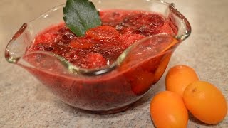 How to Make Kumquat Cranberry Sauce Made in Niagara with Kimberly [upl. by Ziladnerb]