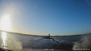 Holy Island causeway crossing not gone so well [upl. by Agnot]