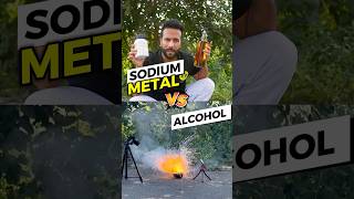 Alcohol and sodium ashusir scienceandfun experiment chemistry shorts [upl. by Mairym]