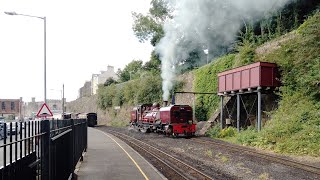 The Welsh Highland Railway 11082024 railway train steamtrain railroad steam [upl. by Kan]