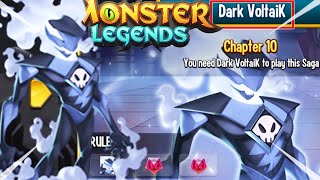 Monster Legends Lets Complete Dark Voltaiks Easy Era Saga  Voltaik Turns Into Dark Voltaik [upl. by Molli]