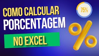 COMO CALCULAR PORCENTAGEM NO EXCEL [upl. by Sergei]