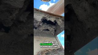 Clogged Dryer Vent A Landlords Hidden Danger diy [upl. by Doig]