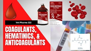 VET PHARMA 2  Coagulants Hematinics amp Anticoagulants  Module 17 Student Output [upl. by Siram249]