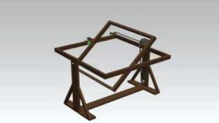 rotational casting machine simulation [upl. by Kylah]