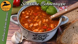 Pikante Serbische Bohnensuppe einfach zu Kochen [upl. by Elsie59]