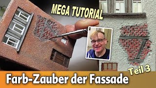 MEGA TUTORIAL Modellbau Blockstelle Oberpreuschwitz  Teil 3  Gebäude in H0 kunstmichiworld 069 [upl. by Keavy923]