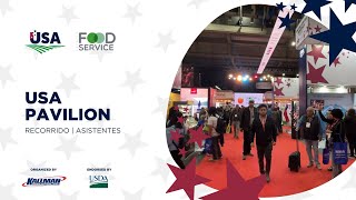 24 Recorrido USA Pavilion Espacio Food amp Service 2024 [upl. by Jimmie]