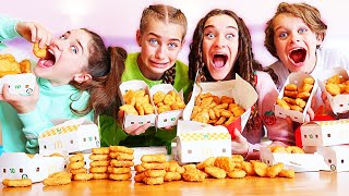 WHO CAN EAT MOST CHICKEN NUGGETS wthe Norris Nuts [upl. by Meer]