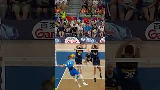 Incredible Comeback by Team Italy 💪 epicvolleyball volleyballworld volleyball [upl. by Toole]