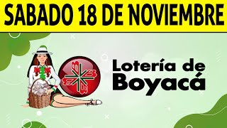 Resultados Lotería de BOYACÁ del Sábado 18 de Noviembre de 2023 PREMIO MAYOR 😱💰🚨 [upl. by Ardnasella638]