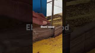 Cutting Eboni wood [upl. by Resor]